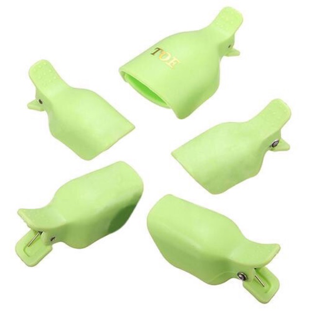 Soak Off Toe Nail Clip Remover Clippers isi 5pcs