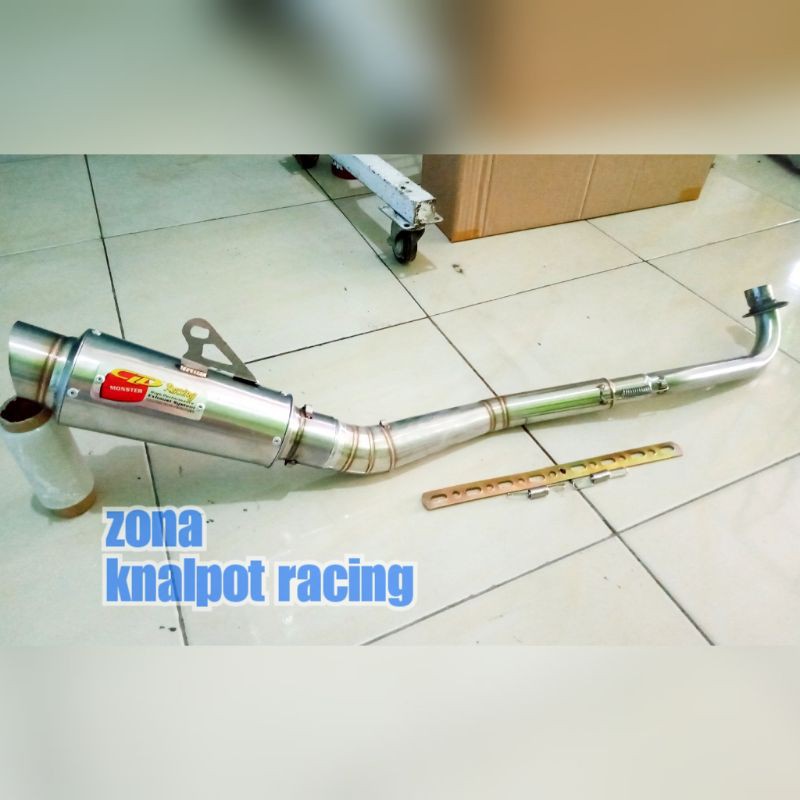 Knalpot cld supra x125-revo-blade-karisma knalpot racing cld monster motor bebek