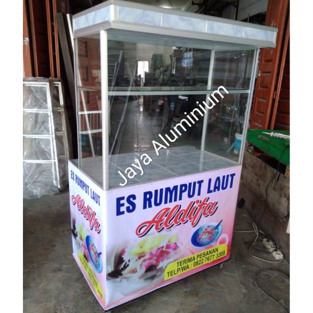 Steling kaca / etalase