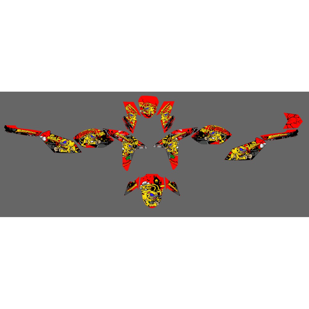 Decal Stiker Full Body Vixion Advance NVA - Sticker Motor Vixion Advance NVA