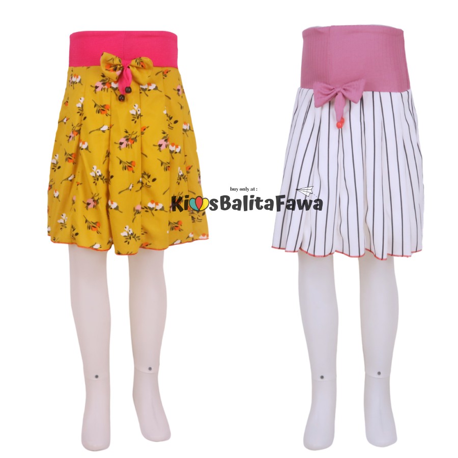 [MOTIF] Rok Pita Bianca uk. 4-5 Tahun / Skirt Rempel Pendek Kids Girl Anak Perempuan Lucu Grosir