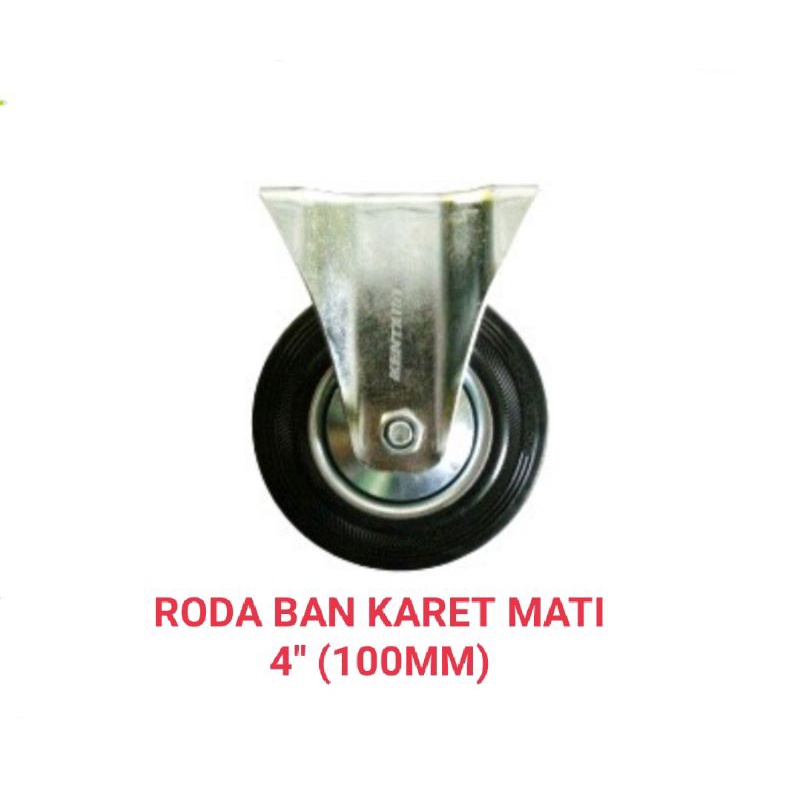 RODA BAN KARET 4&quot; (100MM) PRODUCT BERKWALITAS