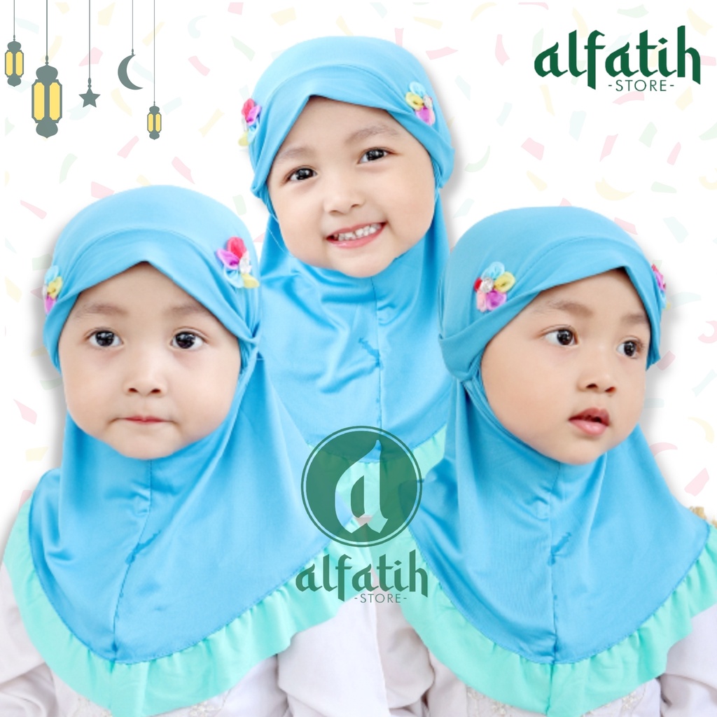 ALFATIH STORE / JILBAB ANAK SYIRIA BUNGA 2 / HIJAB ANAK / JILBAB INSTAN / KERUDUNG ANAK MURAH KERUDUNG ANAK BAYI PEREMPUAN JILBAB ANAK 2 TAHUN HIJAB ANAK BAYI TERBARU HIJAB INSTAN ANAK