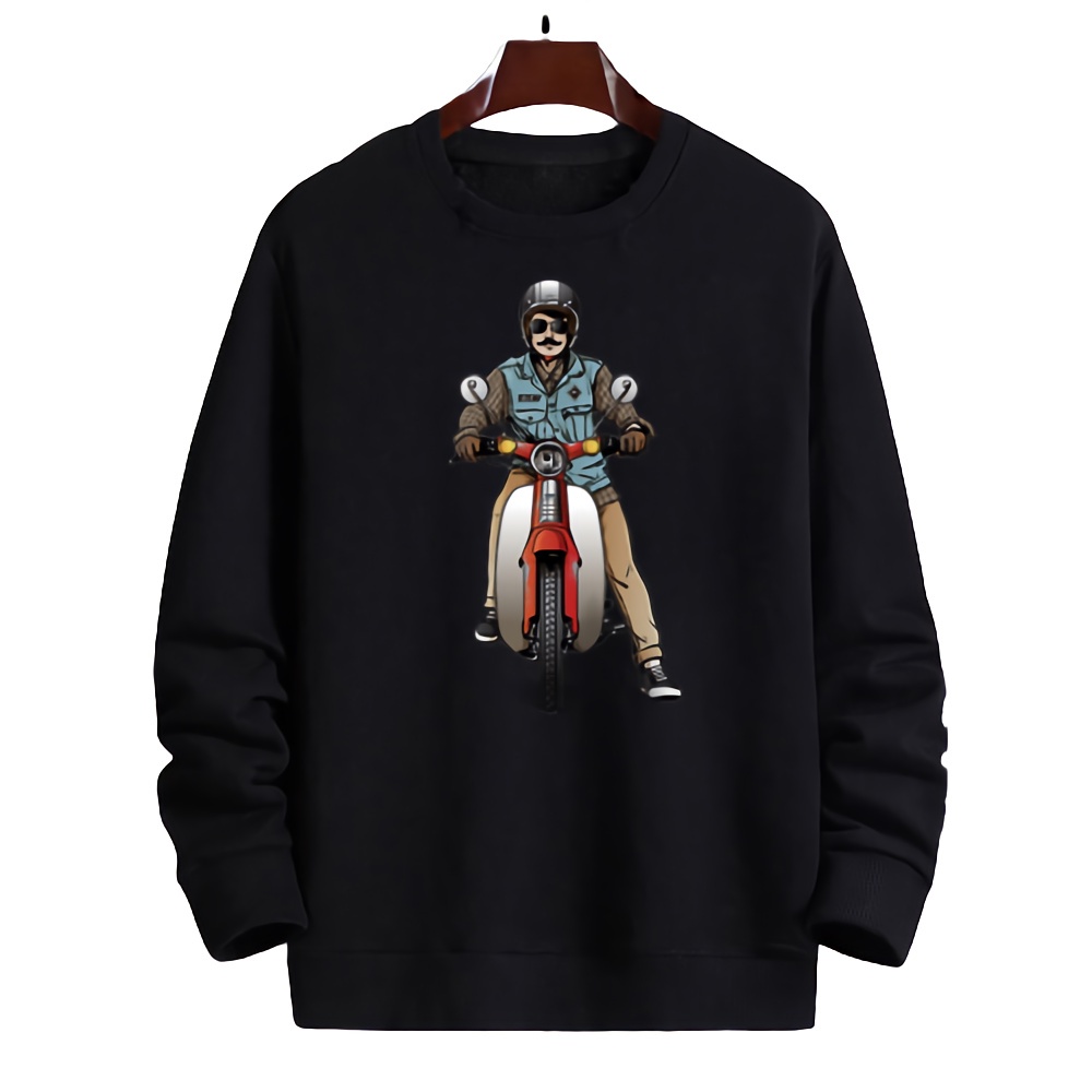 Sweater pria crewneck BEKJUL XL sweter cowok distro keren