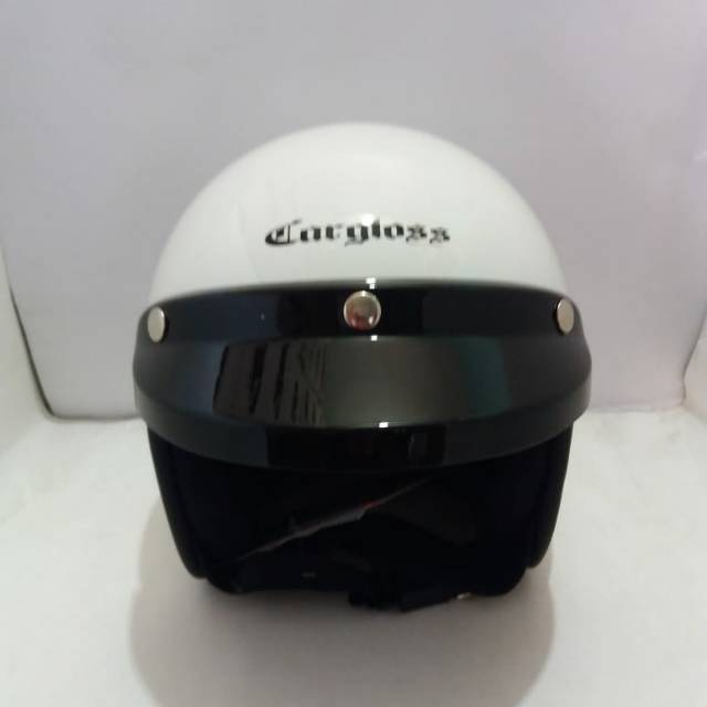 Helm Cargloss putih ( Size M)