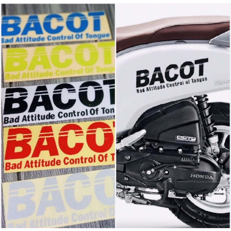 Stiker Bacot