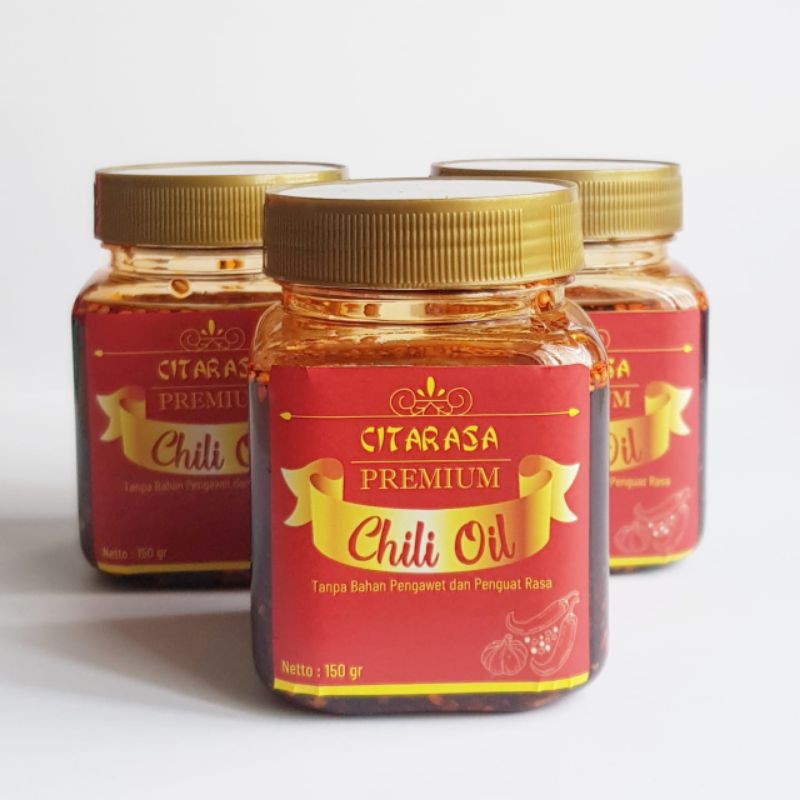 

Chili Oil PROMO : Minyak Cabe Premium Penambah Aroma dan Rasa