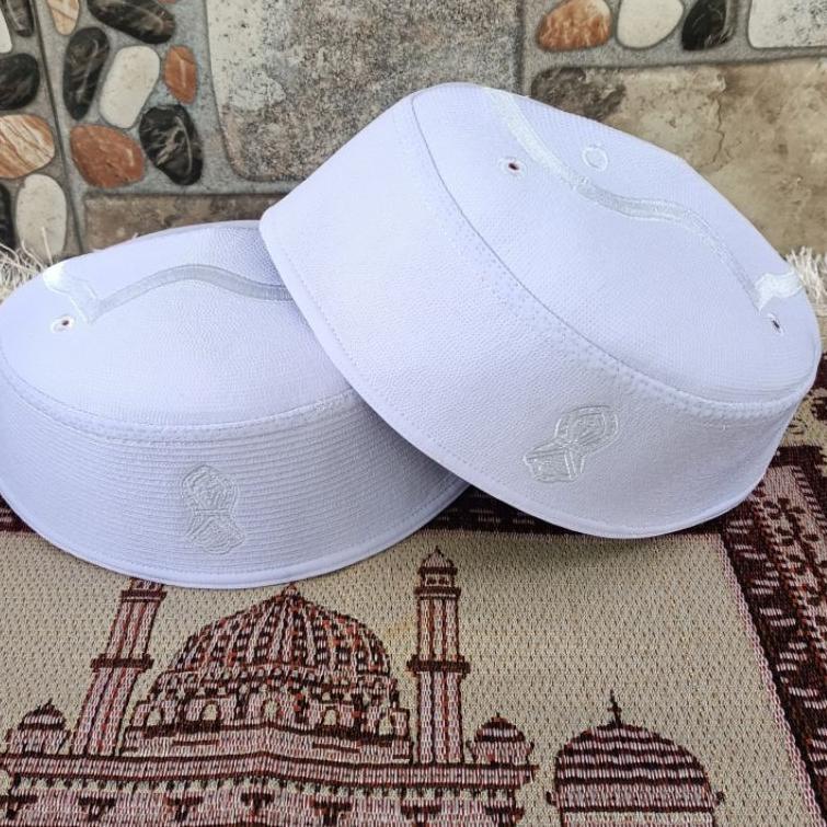 Serbuuuu.. PECI Malaysia Songkok putih ABDUL KAREEM PUTIH Songkok Malaysia Kopyah peci songkok hitam