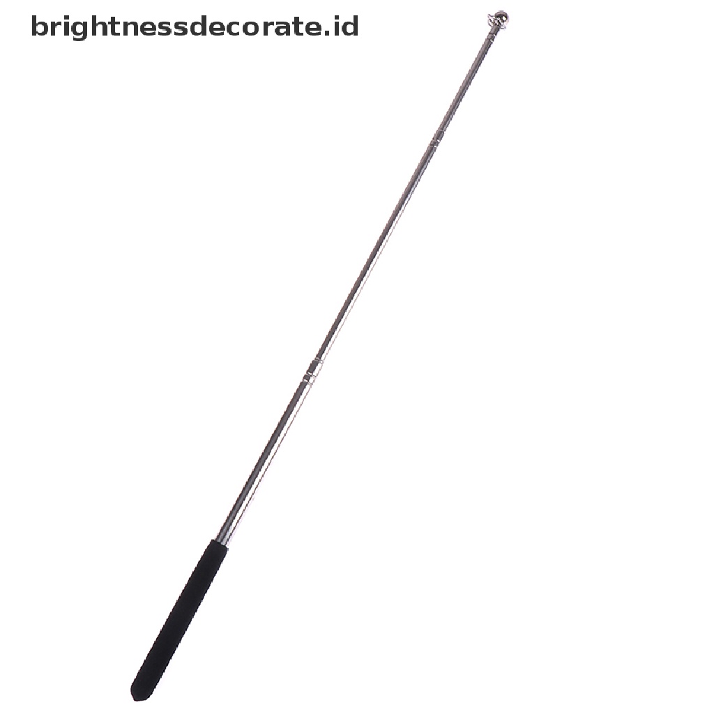 (Birth) Tongkat Bendera Teleskopik Bahan Stainless Steel Panjang 1m