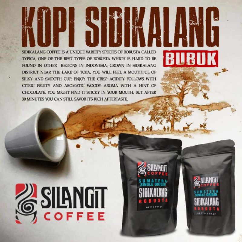 

DISKON!!! KOPI ROBUSTA SIDIKALANG 500gr + KOPI TAPANULI 500gr