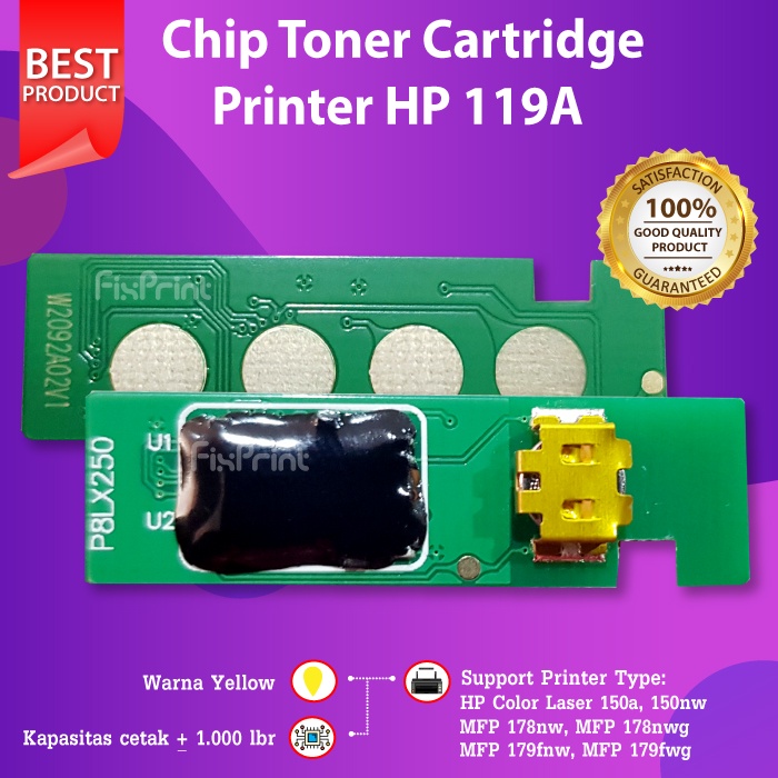 Chip Toner Cartridge Compatible 119A HP 150a 178nw 179nw 179fnw 179fwg