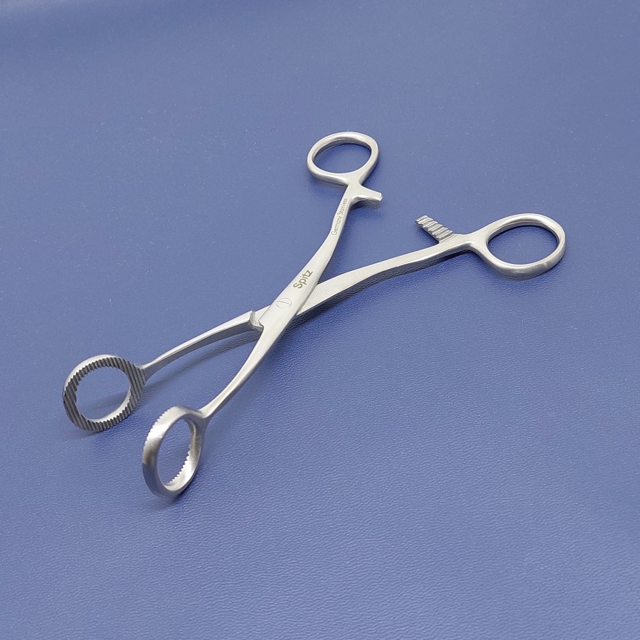 Alat Medis Alkes Collin Tongue Holding Forcep 17 cm|Spitz|Premium Finishing