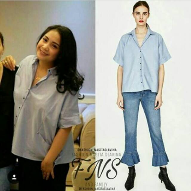 Baju Model Nagita Slavina - Model Baju Terbaru 2019