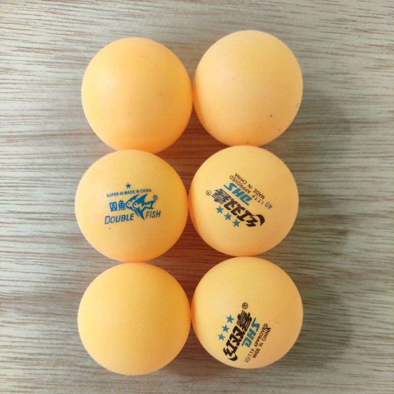 BOLA TENIS MEJA PINGPONG DOUBLE FISH isi 6 Tenis Meja Pingpong Original