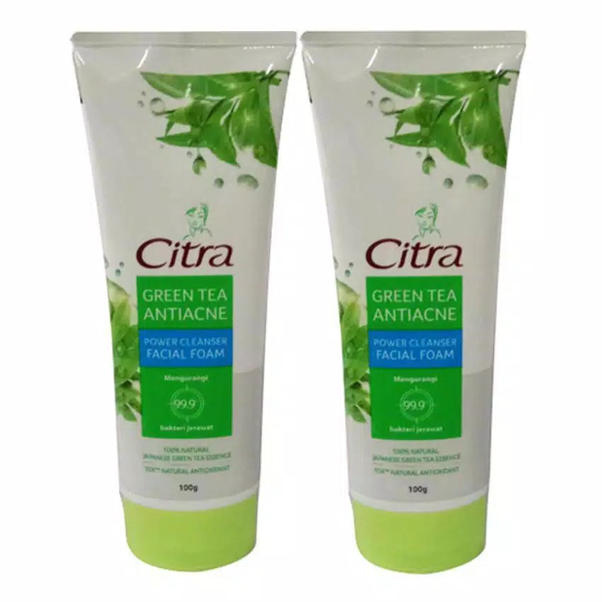 Jual Citra Green Tea Antiacne Facial Foam G Shopee Indonesia