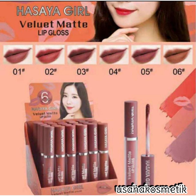 PROMO LIP GLOSS LIP MATTE VELVET | LIP MATTE ALOE VERA H.6066 | ZG -0070