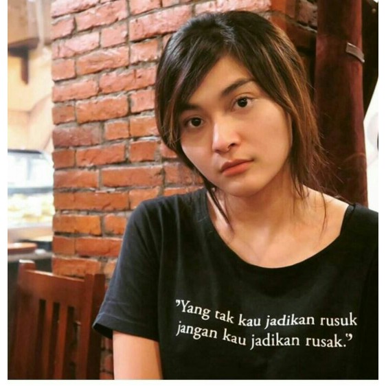 NJSTO1912 KAOS BAJU CUSTOM PUISI SAJAK DESAIN TULISAN SUKA SUKA