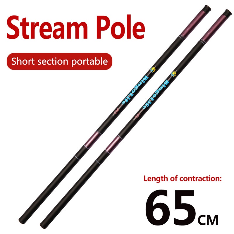 Joran Tegek Kaku Tongkat Pancing Ultra Joran Carbon Unik Stik Pancing Tegek Carbon Fishing Rod 270 360 450 540 630 720