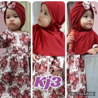 Katun jepang jilbab plus turban ss (6bln-1th) 85rb