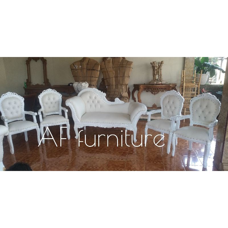 SET LOIS PRANCIS / set kursi pelaminan / kursi pengantin.