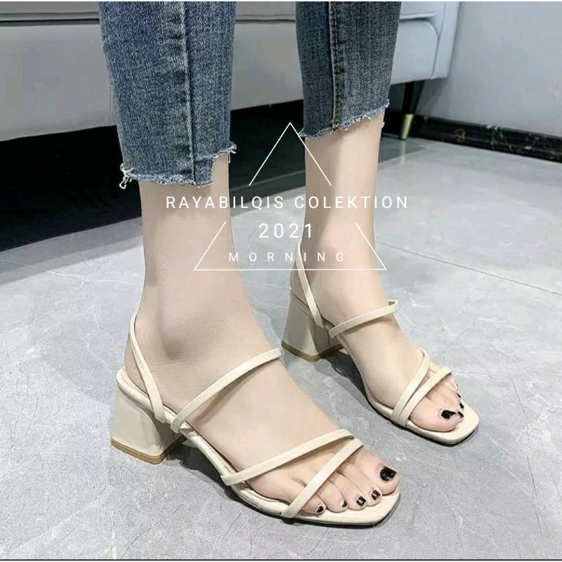 SANDAL WANITA HAK TAHU 5 CM,SENDAL TRANDY,RAYA SANDAL WANITA R0033