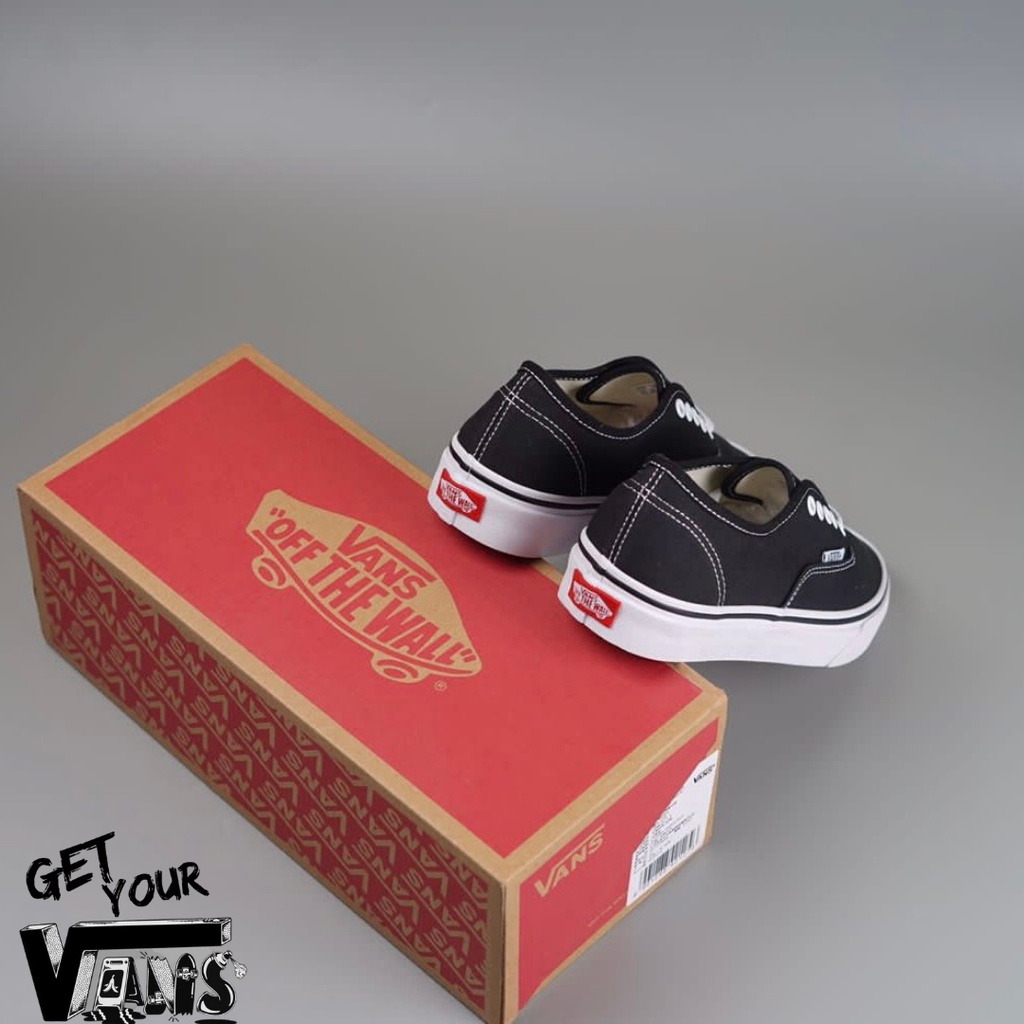 Vans Authentic Black White Classic Original 100% Bnib