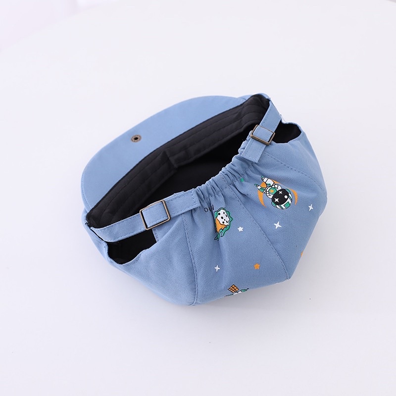 1 2 3 tahun Topi Beret Import Anak Balita Model Space Planet