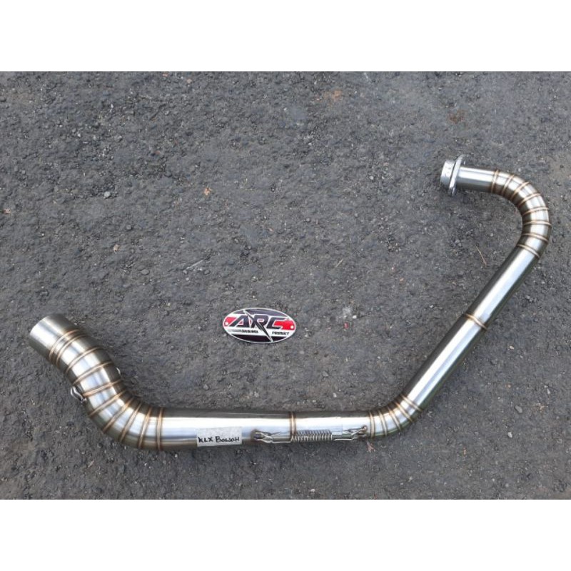 Pipa Leher Knalpot KLX Kolong / Bawah DTracker Stainless