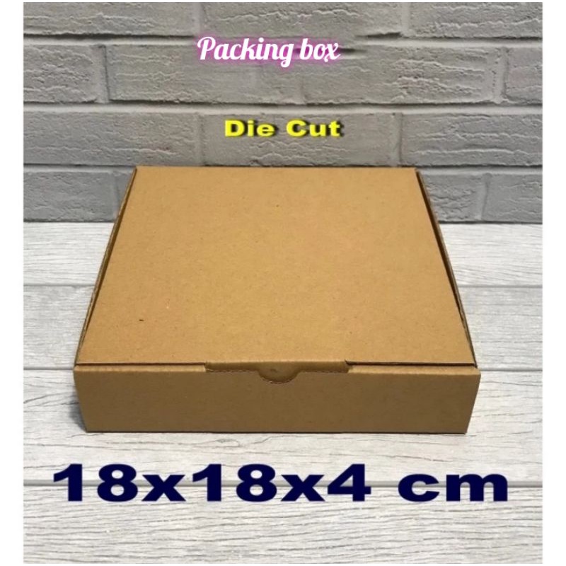 

Kardus uk.18x18x4 cm box/karton die cut untuk packing dll