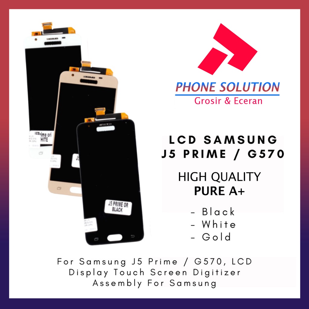 LCD Samsung J5 Prime G570 Fullset Touchscreen // Supplier LCD Samsung - Garansi 1 Bulan