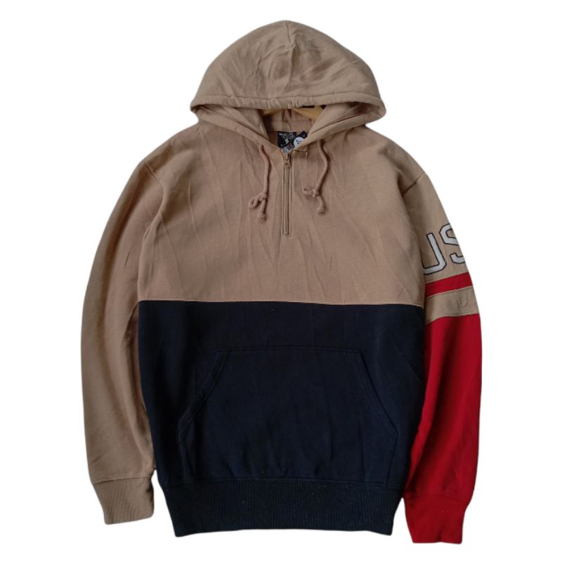 TERMURAH JAKET Half zip who au ORIGINAL SECOND BRAND ASLI ORI BRANDED MURAH