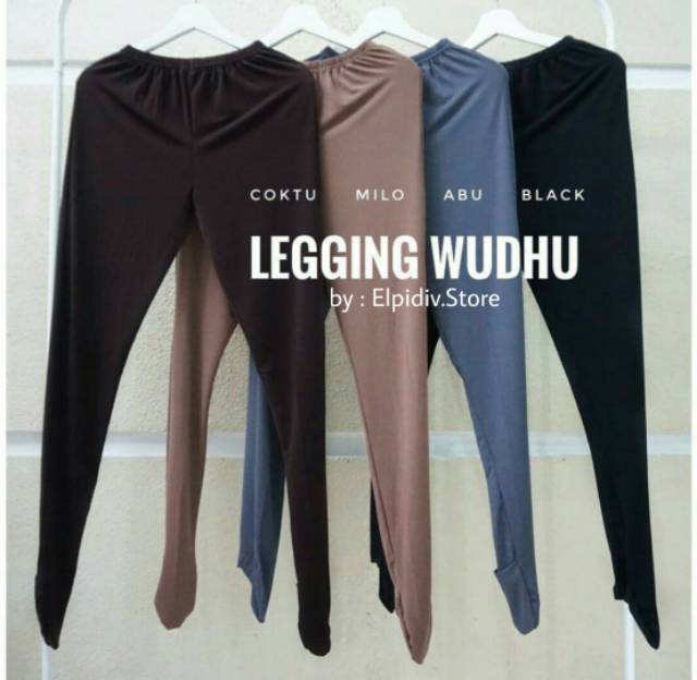 Legging Wudhu Spandex Licin Premium