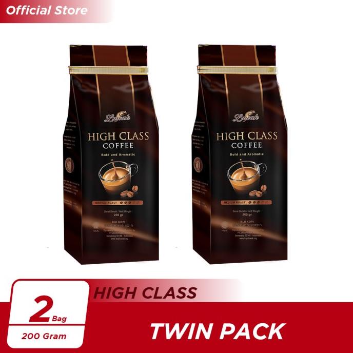

Kopi Luwak High Class Medium Roast Bean 200gr Twin Pack