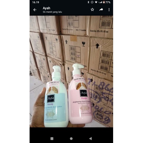 asfa body lotion 300ml