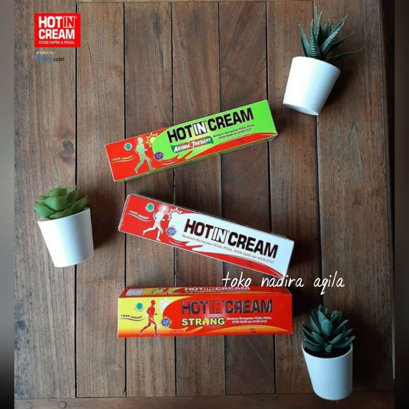 HOT IN CREAM TUBE120/60 gr /HOTIN CREAM /ATASI CAPEK DAN PEGAL