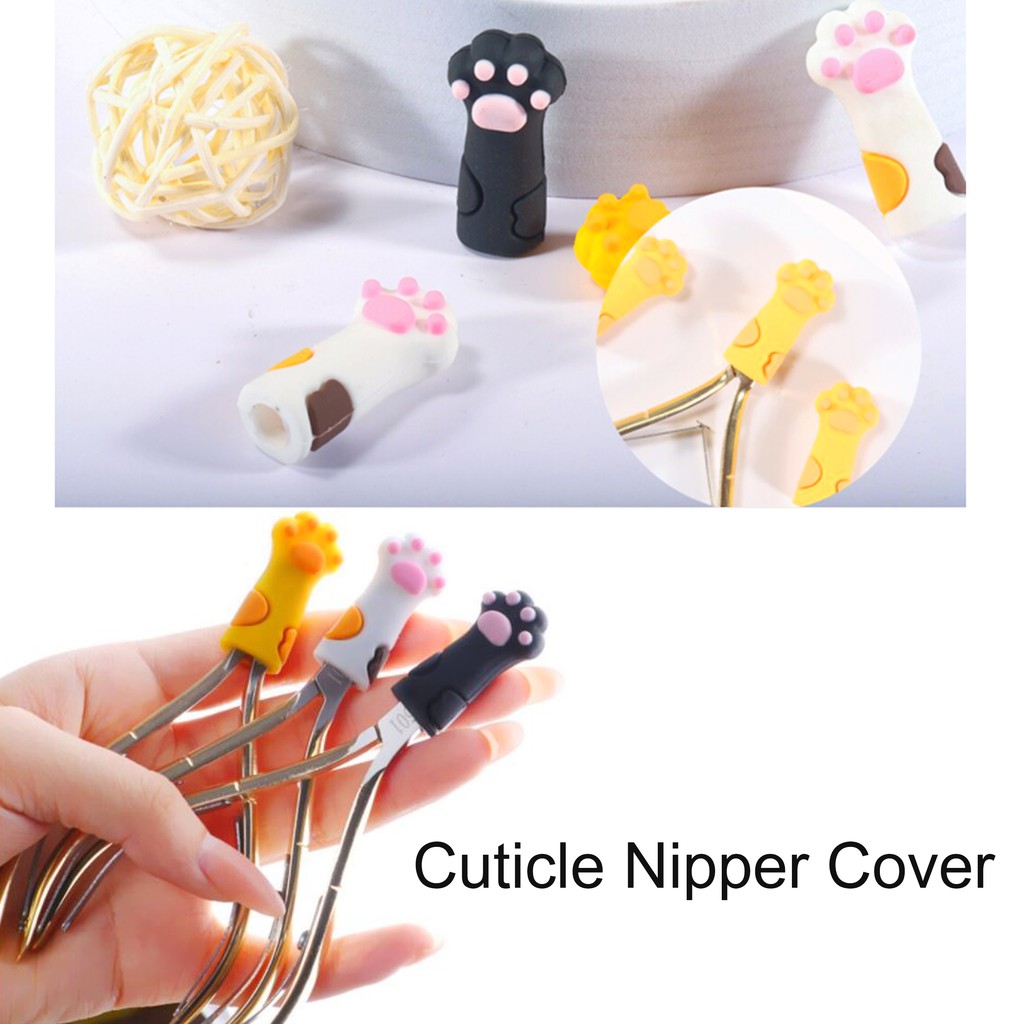 Pelindung Gunting Kuku model telapak kucing - Cuticle Nipper Cover cat paws Protector