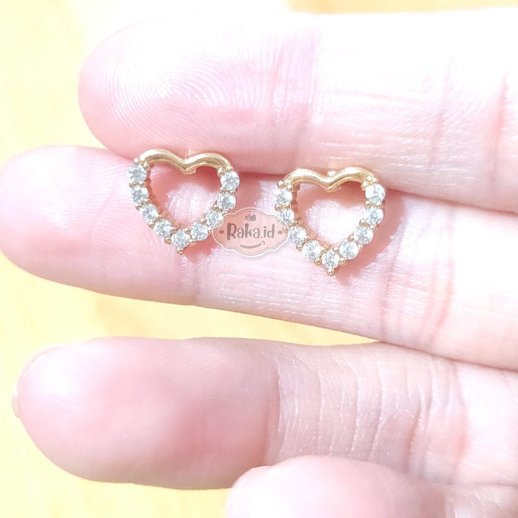 Anting Wanita Anting Tusuk / Stud Love Ring Permata Perhiasan Aksesoris Wanita 1024