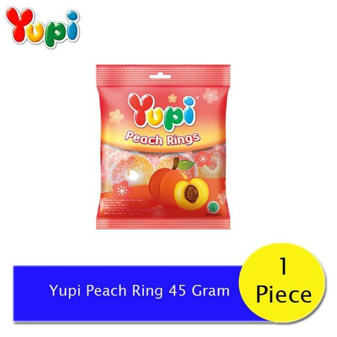 

Ayo Promo Yupi Peach Rings 45 gr Murah