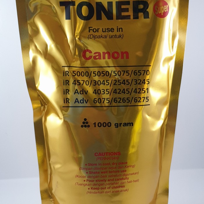 TONER CANON IR 5000 4570 5075 6570 IR ADV 6075 6275 MCM SUPER GOLD