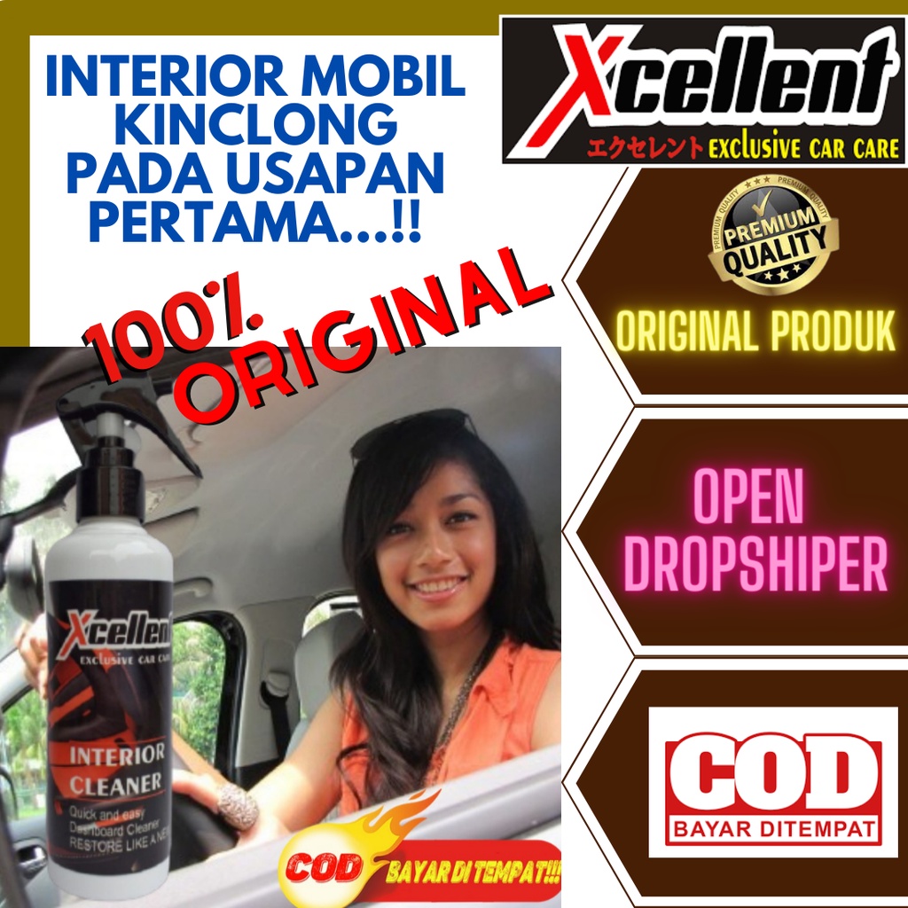 Terlaris Interior Cleaner Pembersih Interior Mobil Interior Cleaner Mobil Xcellent