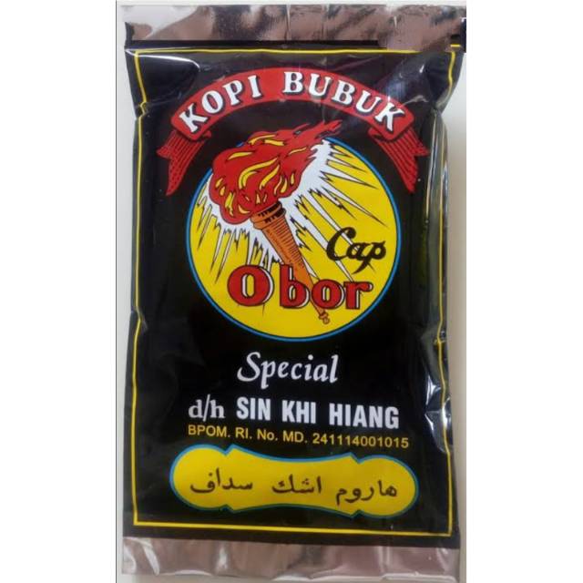 

Kopi Bubuk Cap Obor 100gr