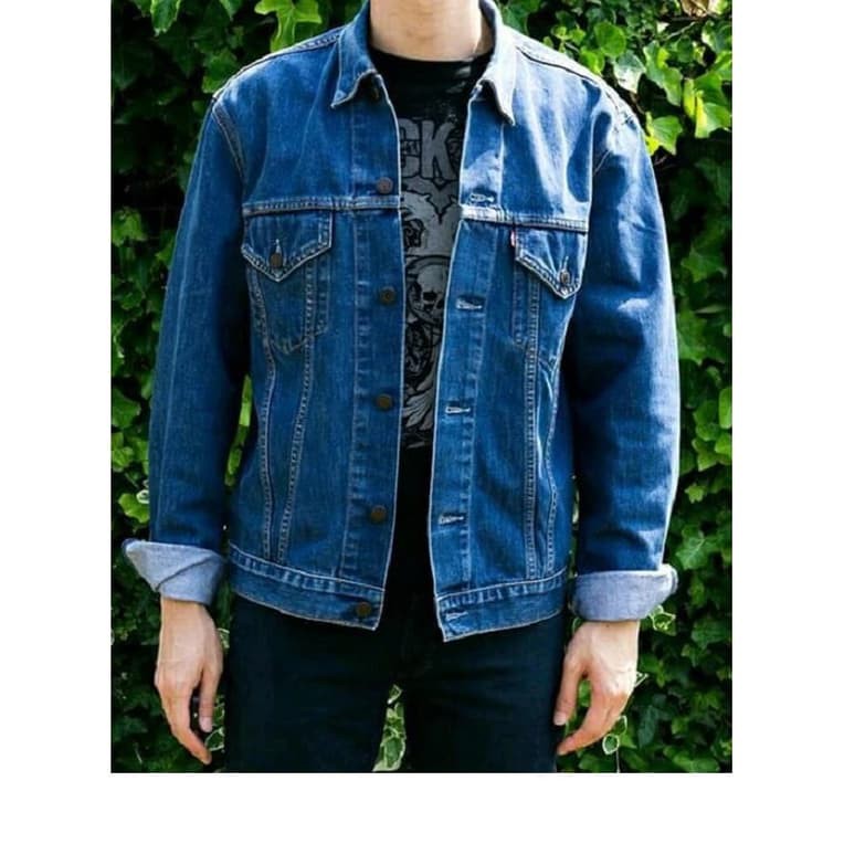 NEW MT JAKET DENIM LEVIS BIRU DONGKER JAKET JEANS LEVIS BIRU DONGKER