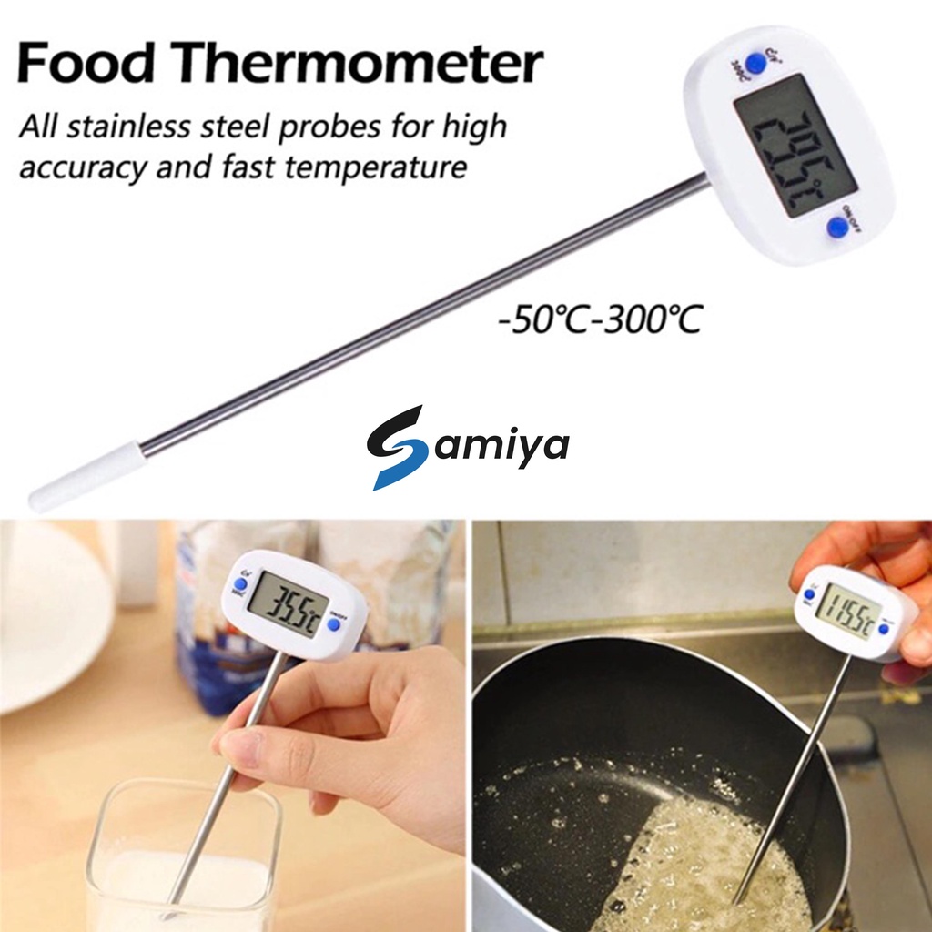 thermometer dapur digital / thermometer kopi minyak air digital / kitchen thermometer