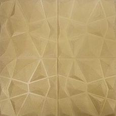 WALLPAPER FOAM 3D STICKER DIAMOND 70CMX70CM WALLPAPER DINDING-BK0243 GOLD 6MM