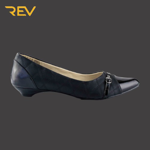 ☀ REV STORE ☀ Sepatu Pantofel Wanita Formal / Sepatu Kerja Wanita Hak Pendek ( BISA COD )