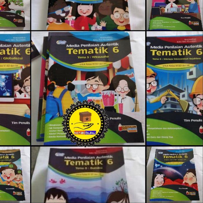 향 MEDIA PENILAIAN AUTENTIK TEMATIK SD KELAS 6 TEMA 1 2 3 4 5 6 7 8 9/ MEDIAPENA / MEDIA PENA / MP Te