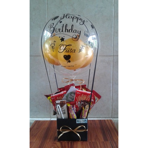 

Hot Air Ballon / kado unik/ ballon snack/ hadiah ulang tahun