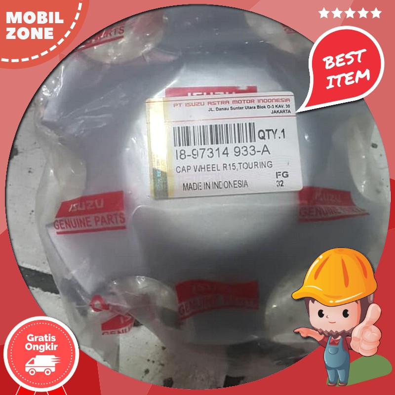 Sparepart Mobil Dop Velg Isuzu Panther Kapsul Touring R15