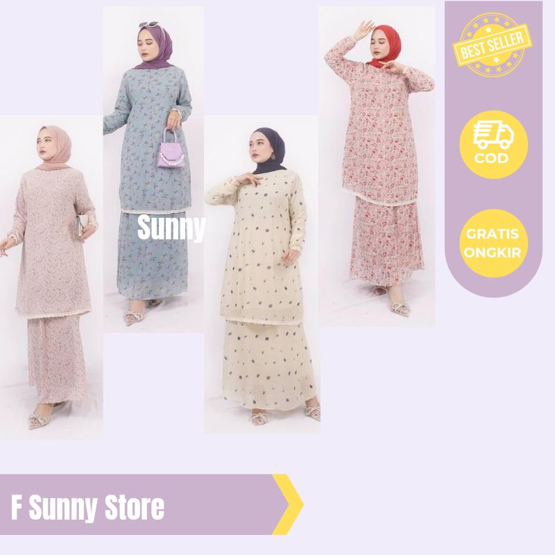 REVINA SET GAMIS MALAYSIA DRESS MALAYSIAN  BAJU KURUNG MELAYU PESTA