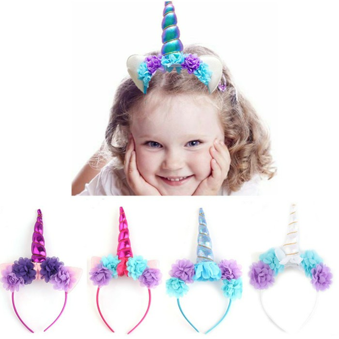 Aksesoris Rambut Anak - Bando Bando Anak/Bando Unicorn/Aksesories Rambut Anak/Bando Tanduk Unicorn
